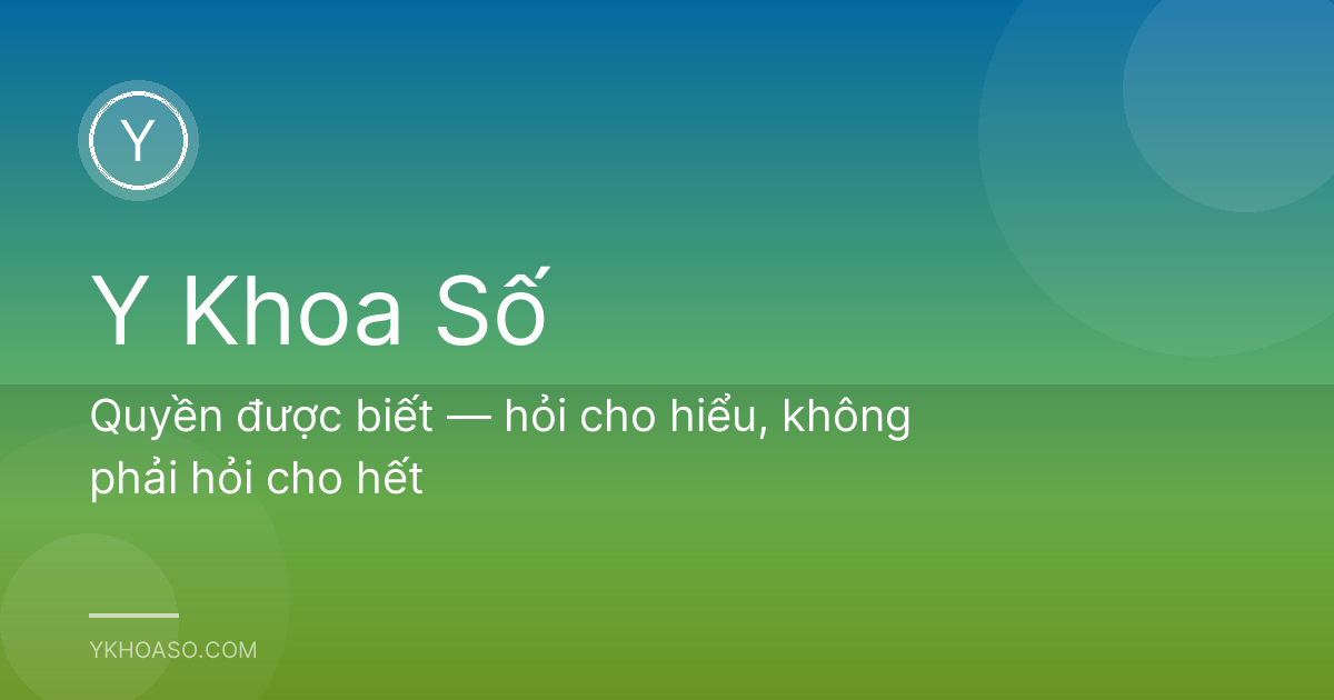 Quyền được biết — hỏi cho hiểu, không phải hỏi cho hết